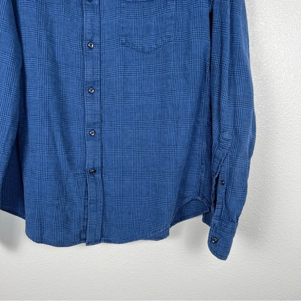 J Crew‎ Button Up Shirt Blue Sz L